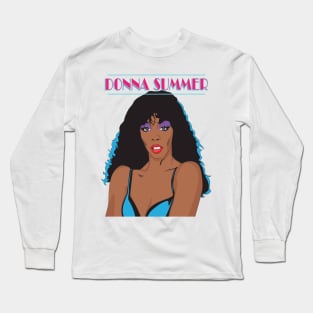 Donna Summer Fanart Long Sleeve T-Shirt